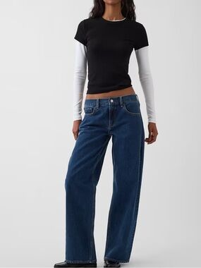 Hailey Bieber x GAP Low Rise Loose Jean